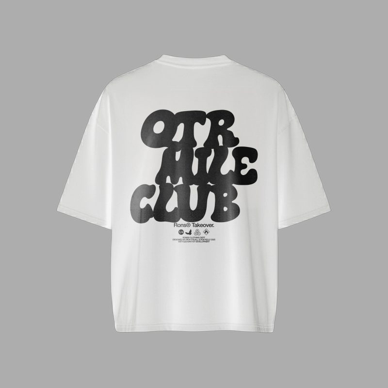 RONS® QTR MILE CLUB T WHITE